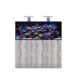 D-D Aqua-Pro Reef 1500- METAL FRAME- DRIFTWOOD CONCRETE
